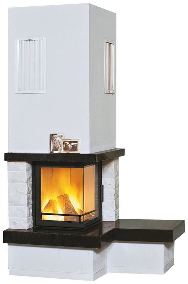 HARK Kaminbausätze »Nebraska«, 5 kW, Zeitbrand, Aufbaumaterial bis Raumhöhe 250cm inkl. - Bild 1