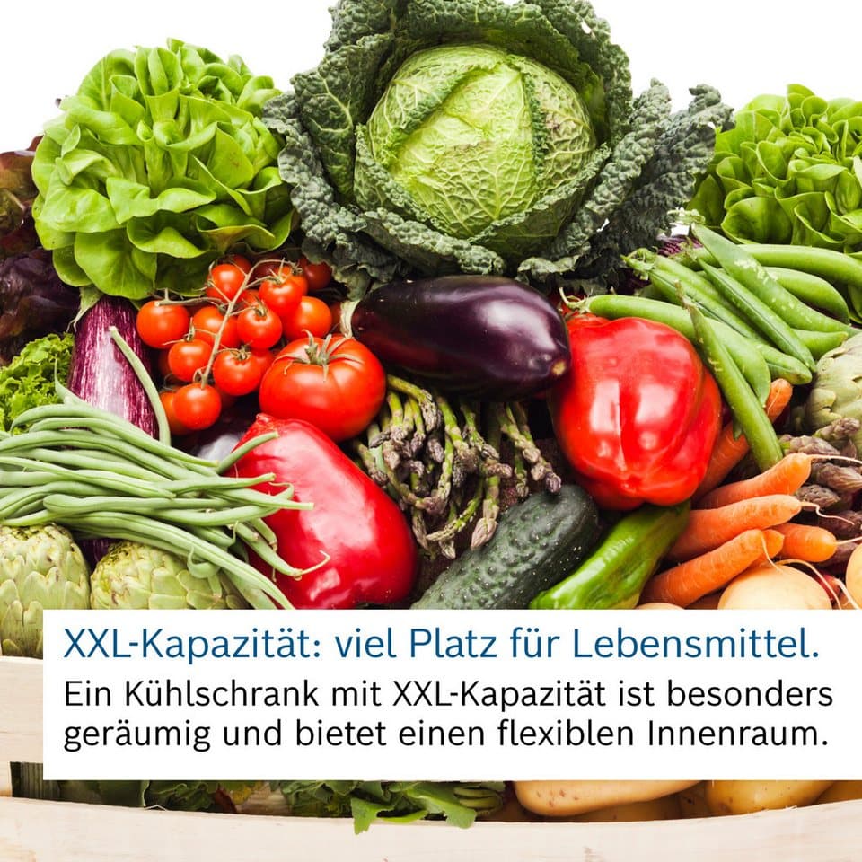 BOSCH Multi Door Serie 4 KFN96VPEA, 183 cm hoch, 91 cm breit, VitaFresh XXL Schubladen, XXL-Fassungsvermögen, Big Box, LED-Licht - Thumbnail 2