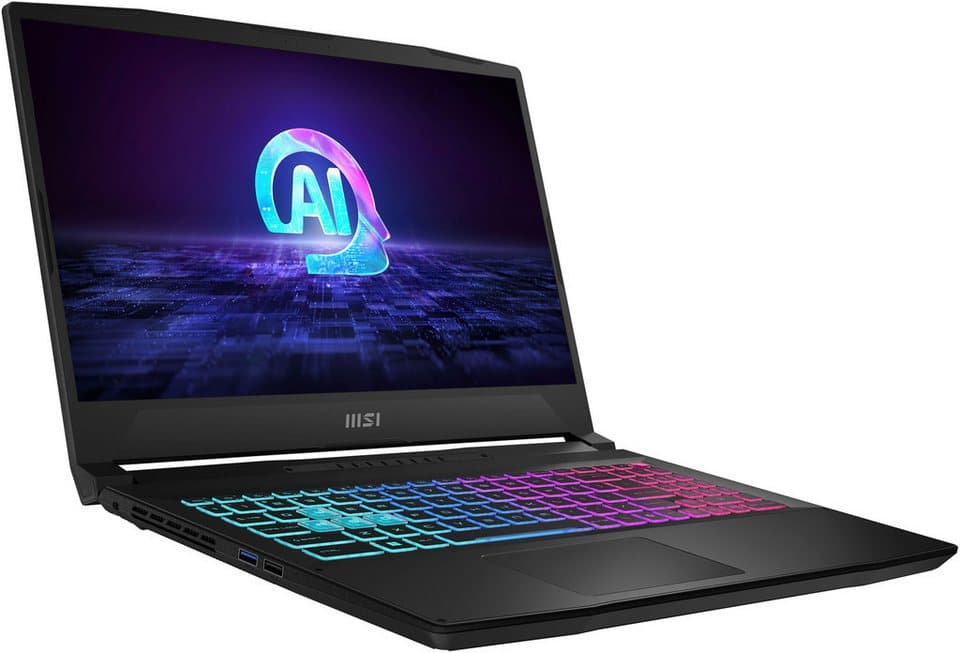 MSI Katana A15 AI B8VG-490 Gaming-Notebook (39,6 cm/15,6 Zoll, AMD Ryzen 9 8945HS, GeForce RTX 4070, 16 GB, 1000 GB SSD) - Thumbnail 2