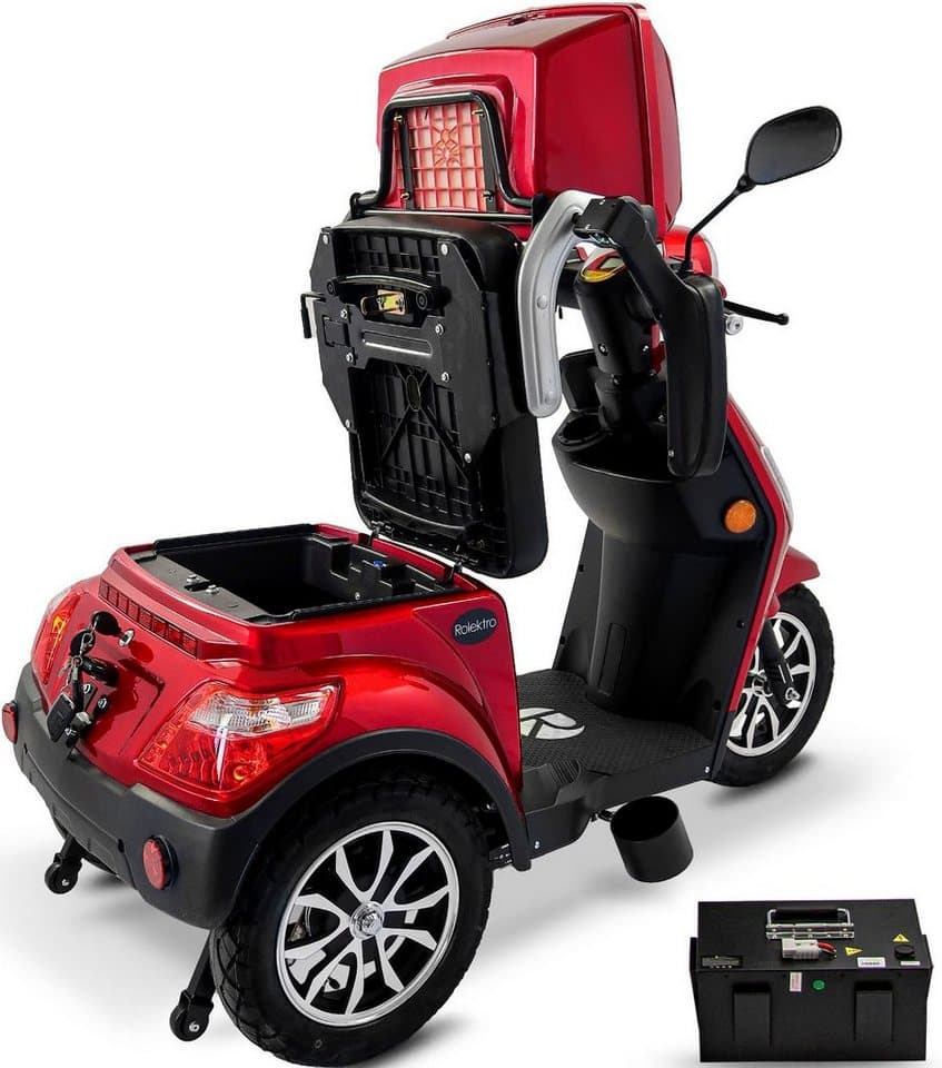 Rolektro Elektromobil Rolektro E-Trike 15 V.3 Lithium, 1000 W, 15 km/h, (mit Topcase) - Thumbnail 10