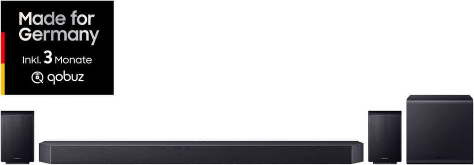 Samsung HW-Q995GF Q-Soundbar Soundbar 11.1.4 (Bluetooth, WLAN (WiFi), 40 W, 11.1.4-Kanal Subwoofer & Rücklautsprecher, Kabellos Dolby Atmos, DTS:X) - Thumbnail 2