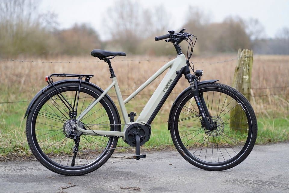 Prophete E-Bike Trekkingrad Entdecker 4.0, 10 Gang microSHIFT XLE Schaltwerk, Kettenschaltung, Mittelmotor, 540 Wh, Pedelec, Elektrofahrrad für Damen - Thumbnail 11
