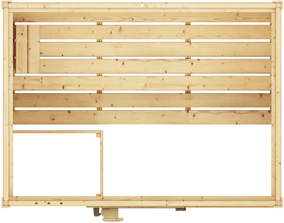 weka Sauna Valida, BxTxH: 189 x 139 x 203,5 cm, 38 mm, (Set) 7,5 kW-Ofen mit digitaler Steuerung - Thumbnail 8