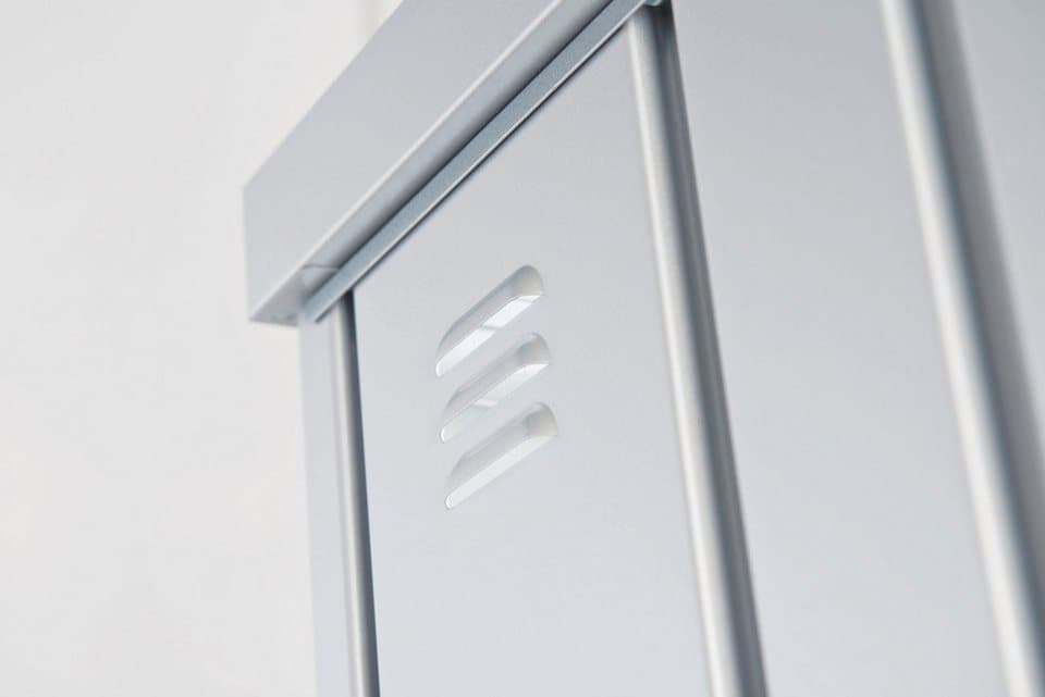 Biohort Garten-Geräteschrank Gr. 150, verschiedene Farben, BxT: 155x83 cm, aus Metall mit hohem Nutzwert - Thumbnail 4