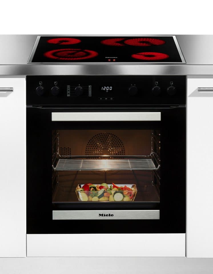 Miele Elektro-Herd-Set H 2455 E D OBSW/EDST mit KM 6003 LPT, Herd-Set - Kombination aus Herd und flexibel nutzbarem Kochfeld - Thumbnail 2