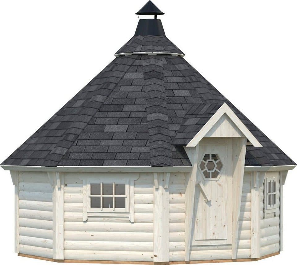 Palmako Grillkota Eva, BxT: 419x419 cm, naturbelassen - Bild 1