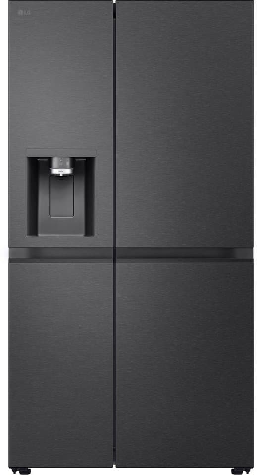 LG Side-by-Side GSLE81EPBD, 179 cm hoch, 91,3 cm breit, Wasser-/Eis-/Crushed Ice-Spender, Wassertank, Door Cooling+