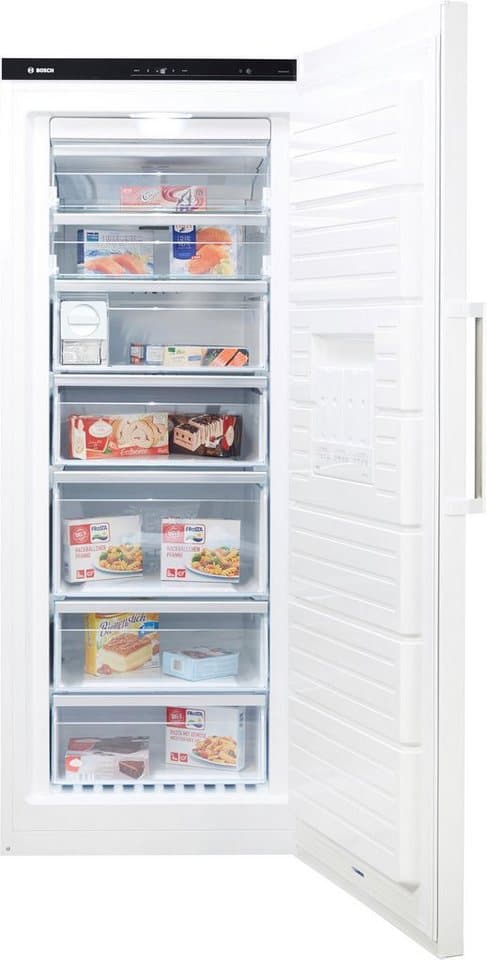BOSCH Gefrierschrank Serie 6 GSN54AWCV, 176 cm hoch, 70 cm breit, Kein Abtauen, No Frost und hohe Flexibilität dank variabler Schubladen