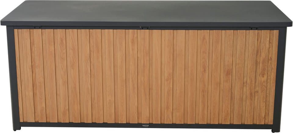 Siena Garden Kissenbox, Gestell aus Aluminium, 181x79x75cm woodlook