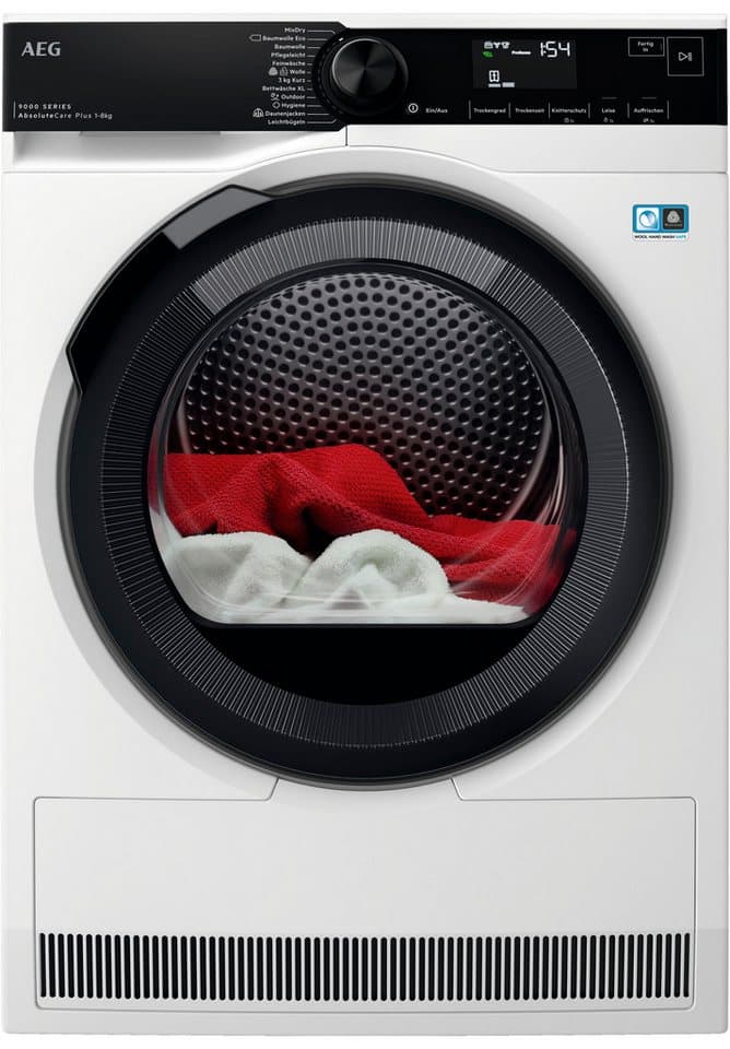 AEG Wärmepumpentrockner 9000 AbsoluteCare® Plus TR9T75680, 3D-Scan: Daunenjacken so flauschig und warm wie am ersten Tag