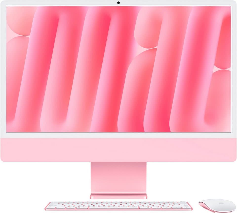 Apple iMac 24" iMac (24 Zoll, Apple Apple M4 M4, 8-Core GPU, 16 GB RAM, 256 GB SSD, Luftkühlung)