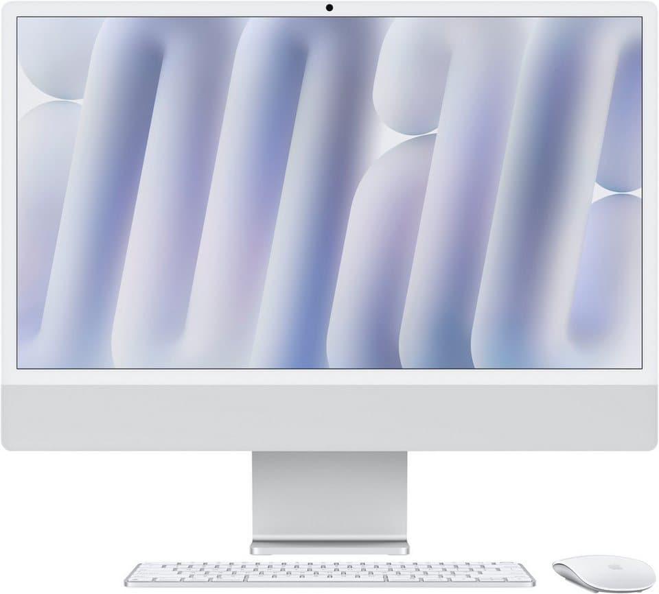 Apple iMac 24" iMac (24 Zoll, Apple Apple M4 M4, 10‑Core GPU, 24 GB RAM, 512 GB SSD, Luftkühlung)