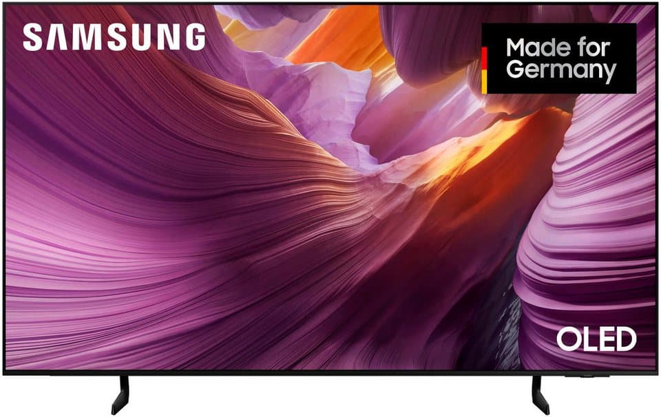 Samsung GQ55S85FAU OLED-Fernseher (138 cm/55 Zoll, 4K Ultra HD, Smart-TV, HDR, Dolby Atmos & AI Sound, Pantone Farben, Gaming Hub, bis zu 120Hz)